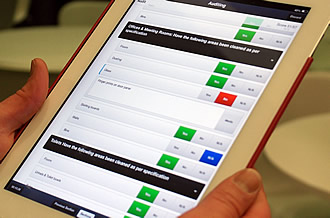 Cleaning auditing system